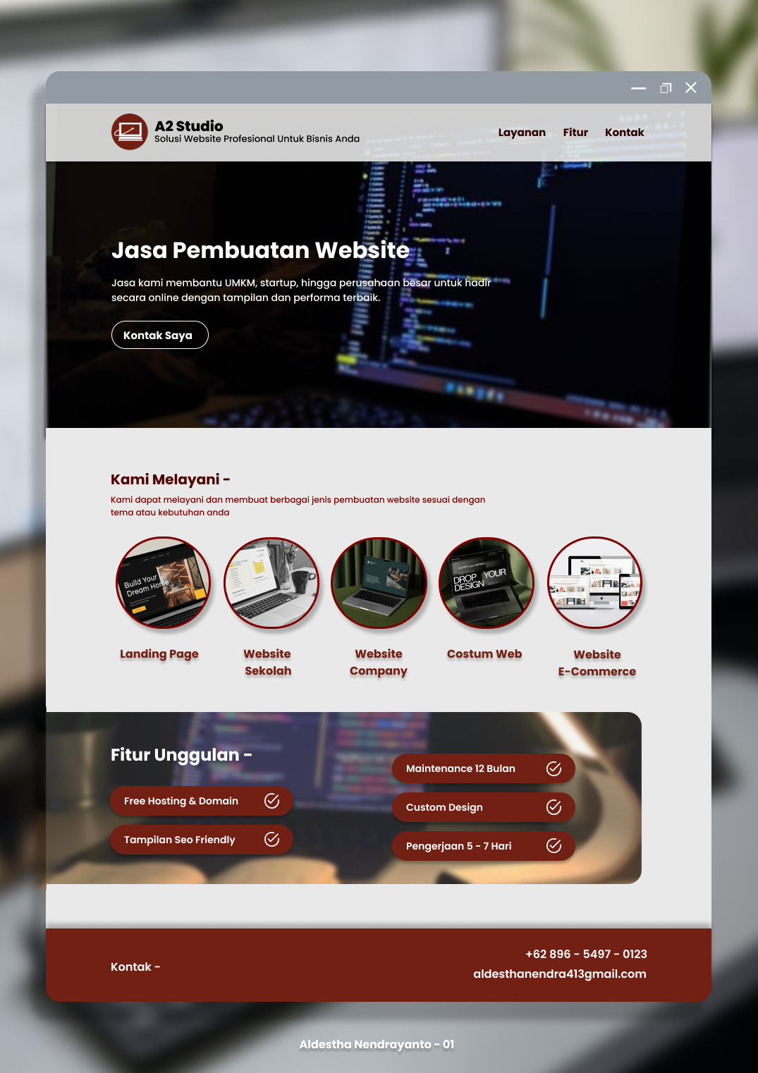 A2 Studio - Landing Page Profesional